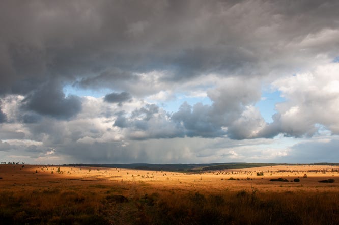 Wolken über den Ardennen
